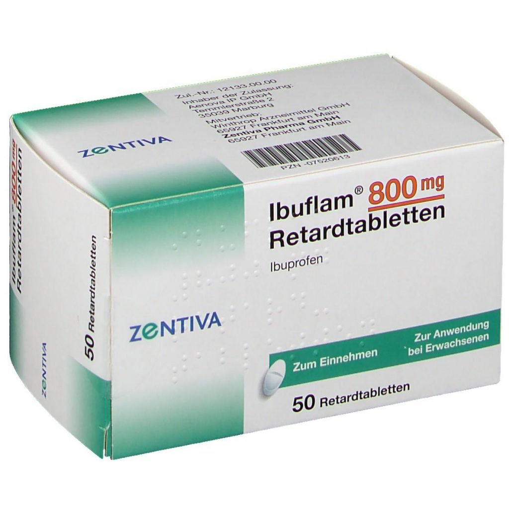 Ibuprofen 800 mg bestellen → Online Rezept per Ferndiagnose